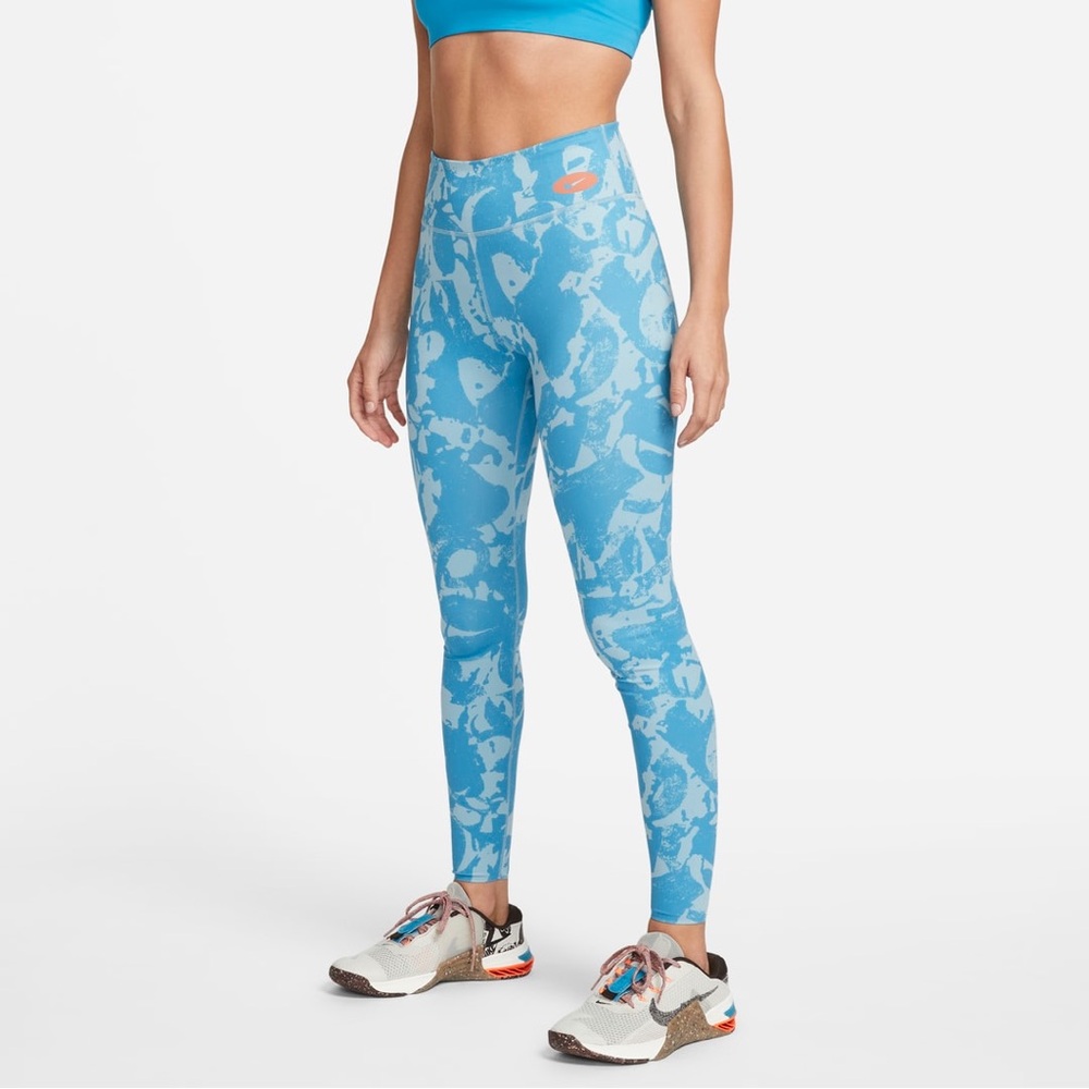 NWT Nike One Luxe Icon Clash Mid-rise Pocket Training Leggings
